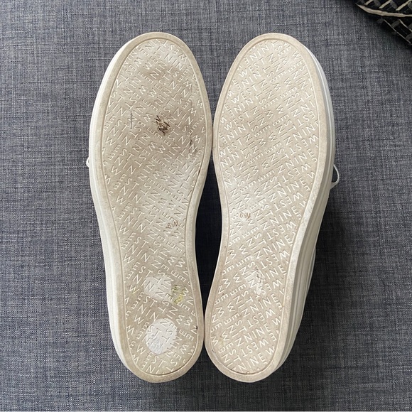 🚨SOLD🚨 Nine West Odienella Leather Slip-on Bow Sneakers - Picture 6 of 8